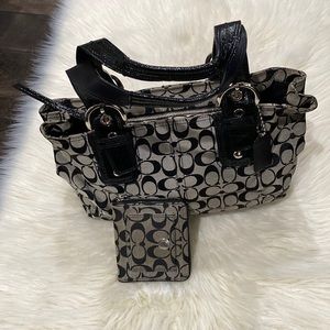 Coach handbag with Wallet